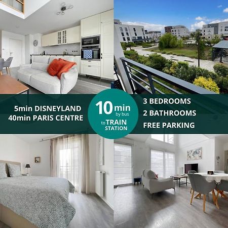 Le Colisee - Appartement Duplex Pour 6 A Disneyland Paris Montévrain Exteriér fotografie